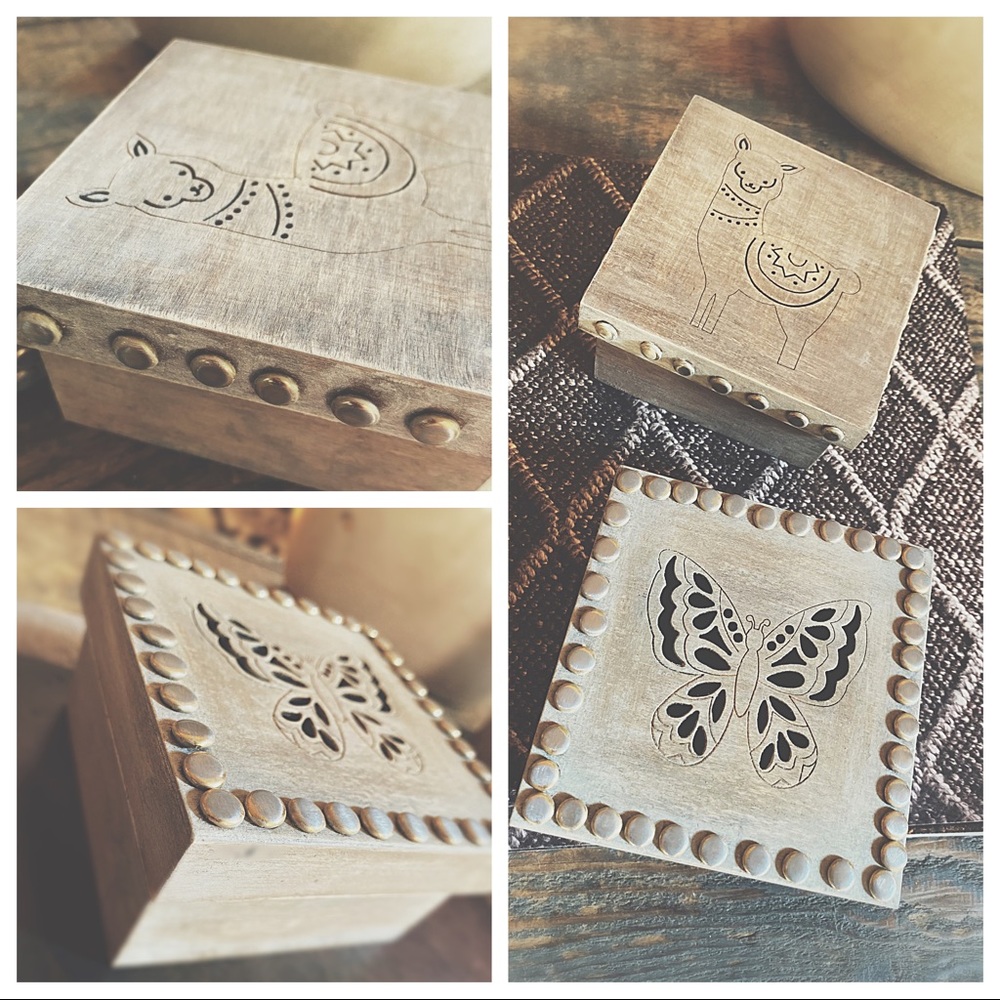 Artisan Distressed Cache Box | Hand-Refinished Keepsake